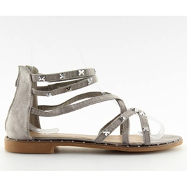 Graue Sandalen für Frauen 358 Grau
