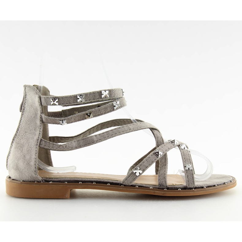 Graue Sandalen für Frauen 358 Grau
