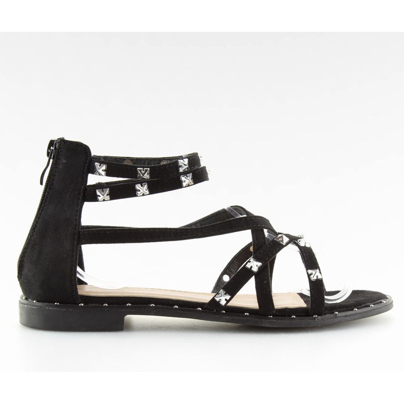 Schwarze Sandalen für Frauen 358 schwarz