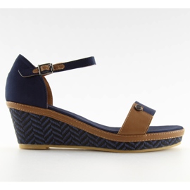 Keilsandalen J7731-8 Marineblau navy blau