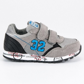 American Club Graue amerikanische Sportschuhe