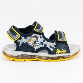 American Club Amerikanische Jungensandalen blau