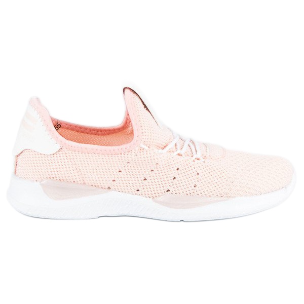 Puderfarbene Slip-on-Sneakers rosa
