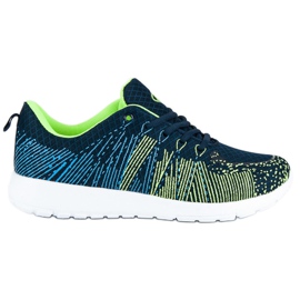Hasby Leichte Sportschuhe grün marineblau