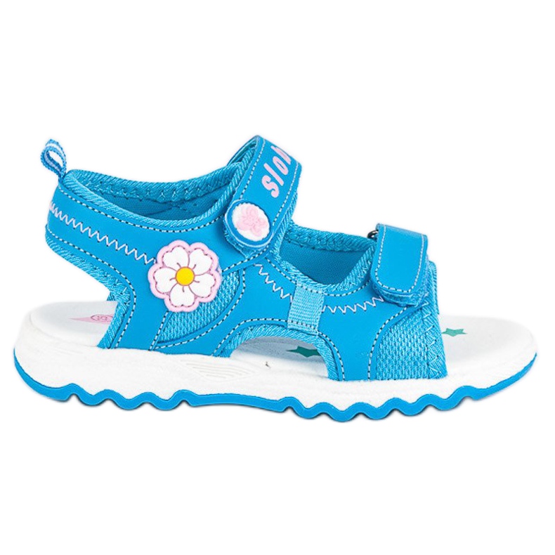 Hasby Flache Sandalen für ein Kind blau