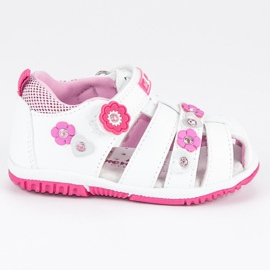 American Club Weiße amerikanische Sandalen