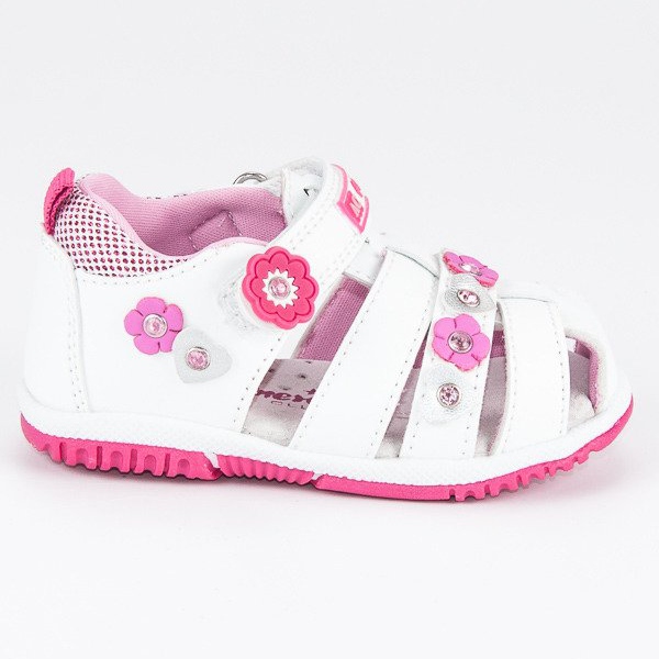 American Club Weiße amerikanische Sandalen