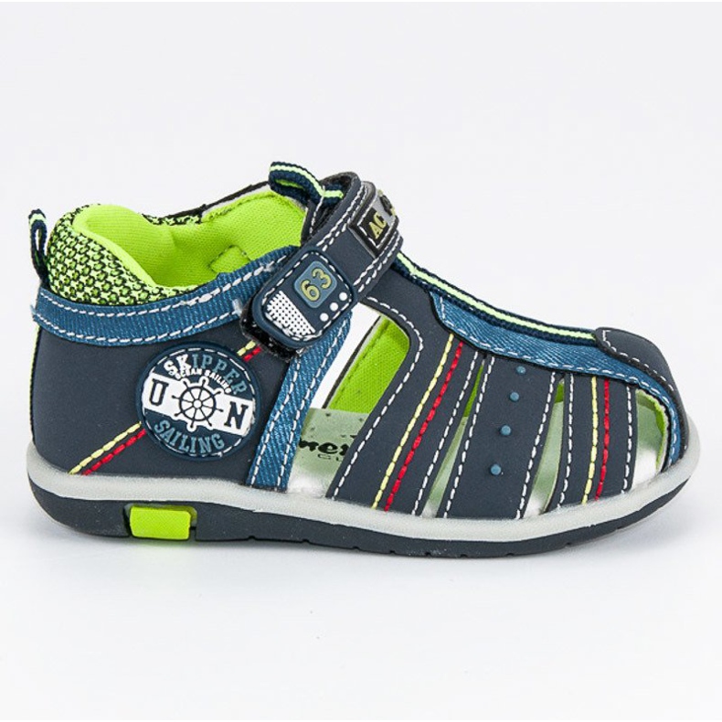 American Club Amerikanische Sandalen blau