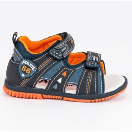 American Club Amerikanische Sport Sandalen blau