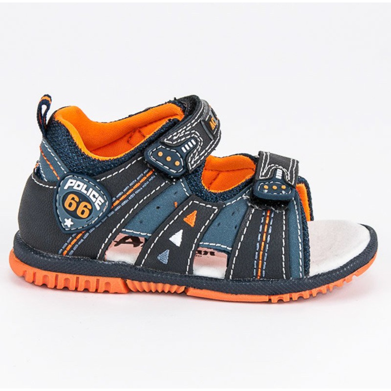 American Club Amerikanische Sport Sandalen blau