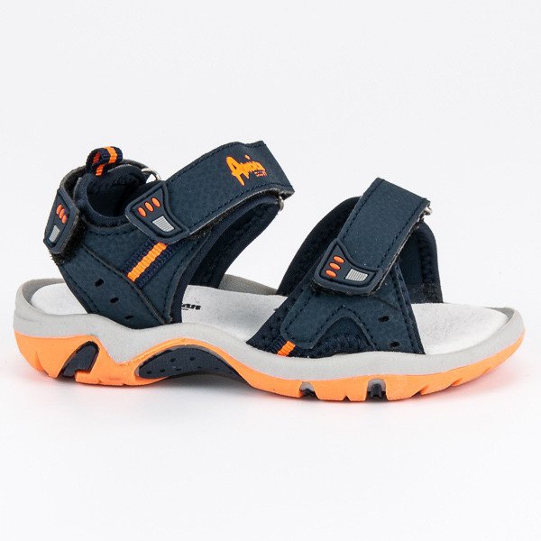 American Club Amerikanische Sandalen der Marine blau