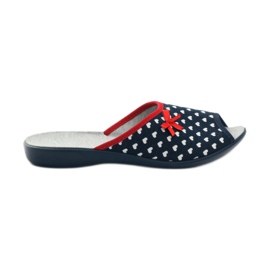 Befado Damenschuhe PU 254D063 weiß marineblau