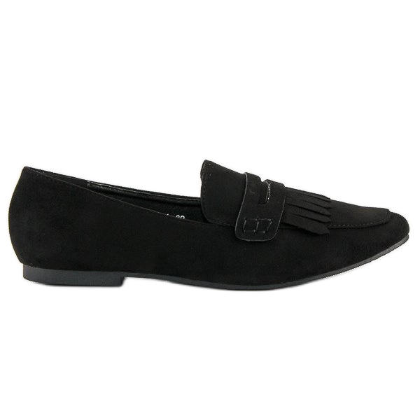 Schwarze Loafer