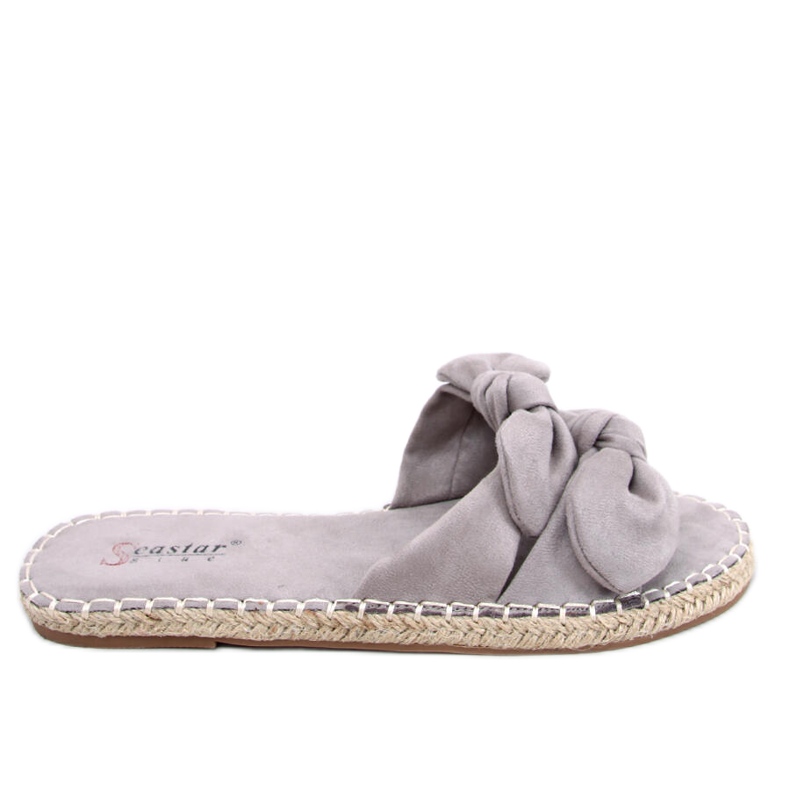 Graue graue Damenpantoffeln LL-119 Grau