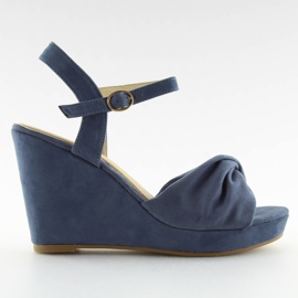 Marineblaue Sandalen JM-M214M
