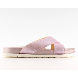 Rosa Rosa Damenhausschuhe CK47P champagner