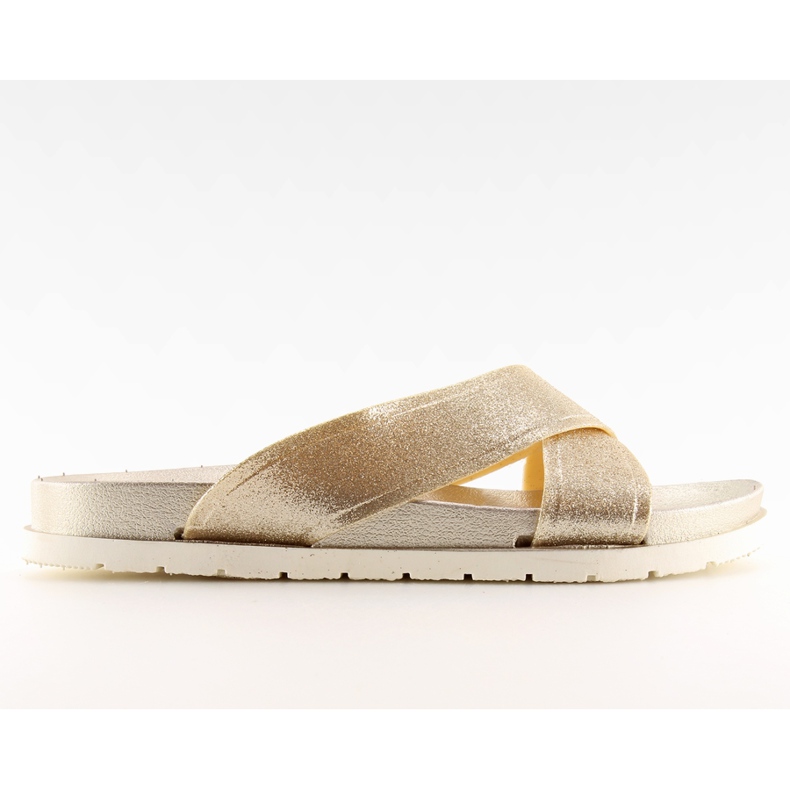 Goldene Damenhausschuhe CK47P gold