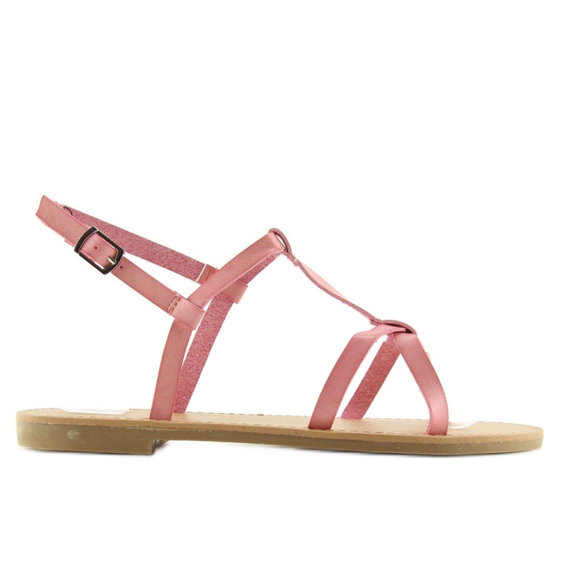 Fluoreszierende Sandalen in Pink Pink Sommerhit rosa