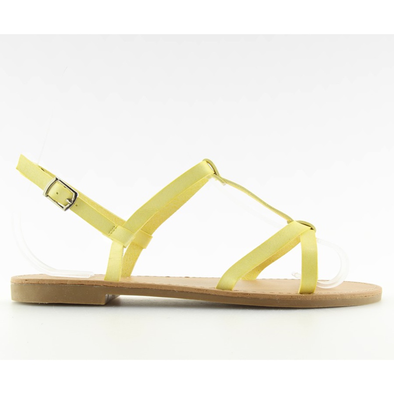 Fluoreszierende Sandalen treffen auf das Sommergelb 5132 Yellow