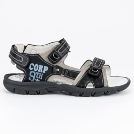 Hasby Jugendsandalen schwarz
