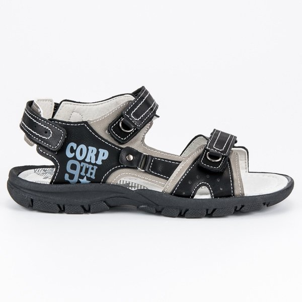 Hasby Jugendsandalen schwarz