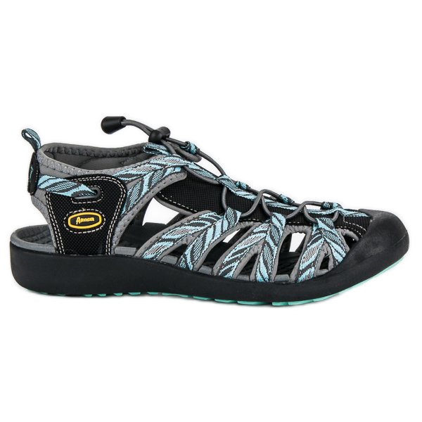 American Club Geschlossene amerikanische Sandalen grau