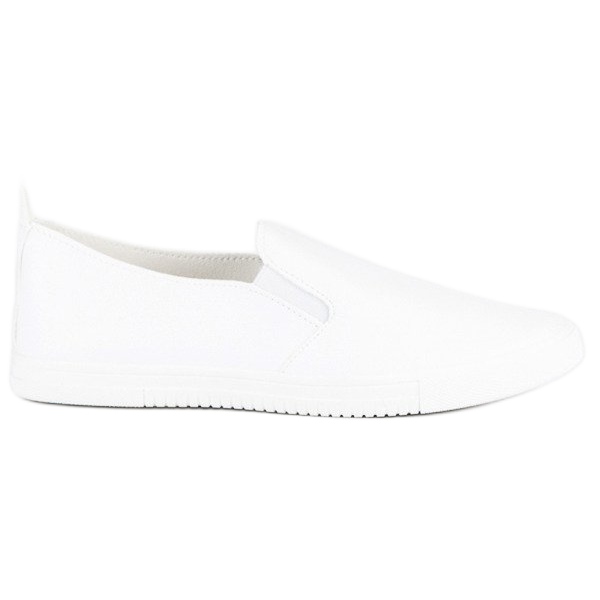 Weiße Slipons für Damen