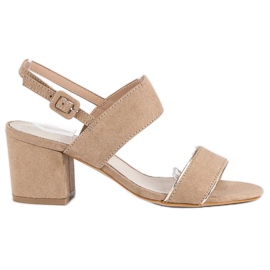 Filippo Elegante Sandalen an einem Pfosten braun