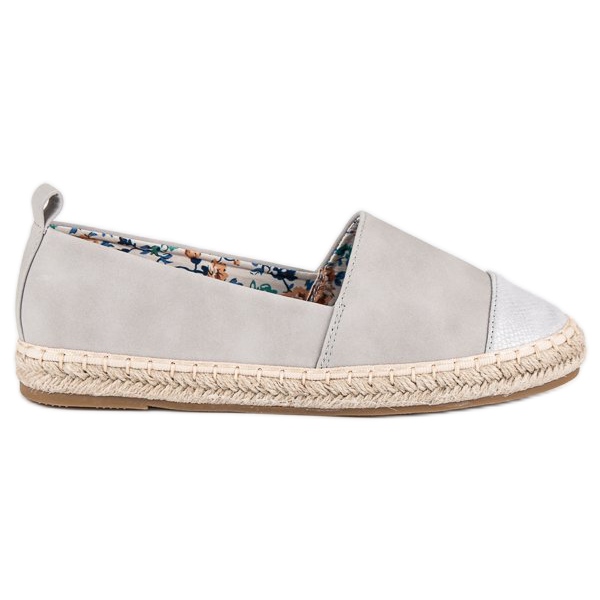 Marquiz Graue leichte Espadrilles