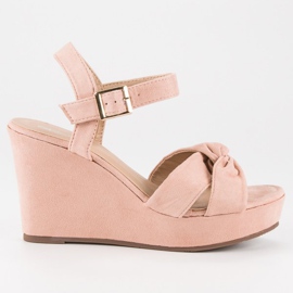 Bello Star Keilsandalen in Rosa
