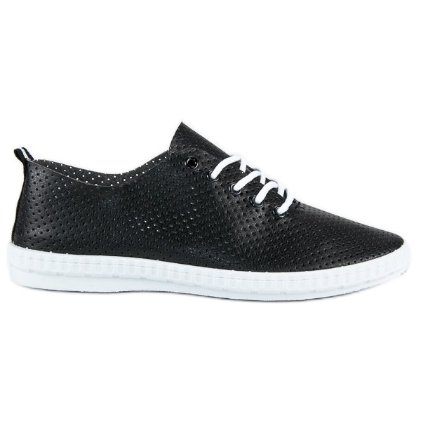 Durchbrochene MCKEYLOR Sneakers schwarz