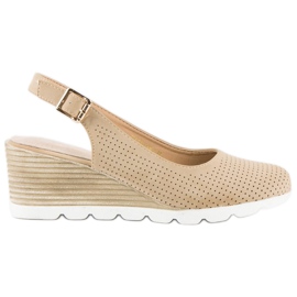 Durchbrochene Vinceza-Pumps braun