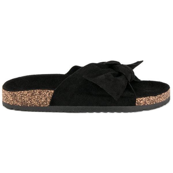 Bestelle Schwarze Wildlederhausschuhe