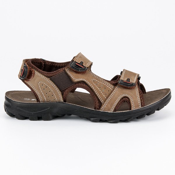 Hasby Sandalen aus Leder für Jungen braun