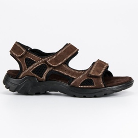 American Club Amerikanische Sandalen der Männer braun