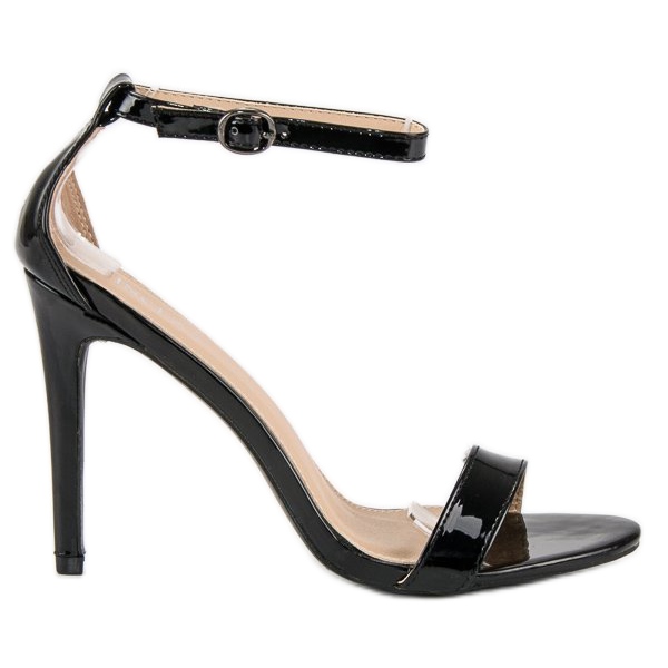 Vinceza Sandalen auf hohem Absatz schwarz