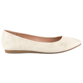 Nio Nio Ballerinas aus Wildleder braun