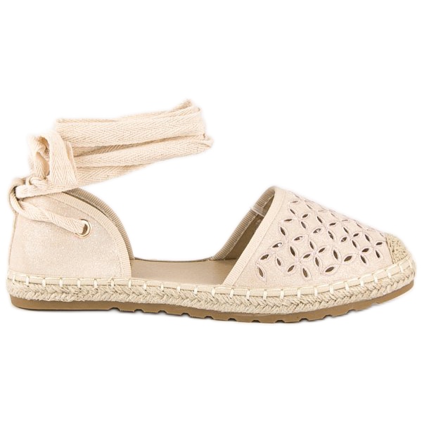 Sweet Shoes Geknotete Espadrilles braun