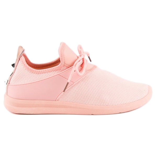 Super Me Sneaker aus rosa Textil
