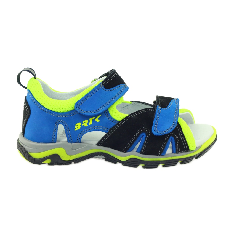 Sandalen mit Klettverschluss Bartek 16187 Kobalt schwarz blau grün