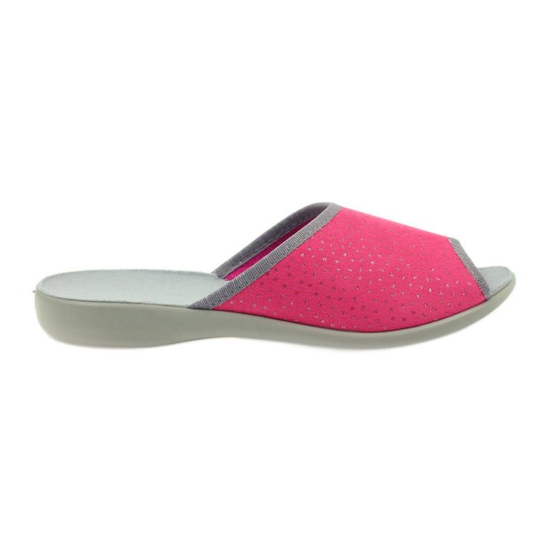 Befado Damenschuhe Hausschuhe 254d088 Hausschuhe grau rosa
