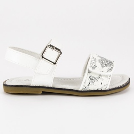 American Club Weiße amerikanische Sandalen