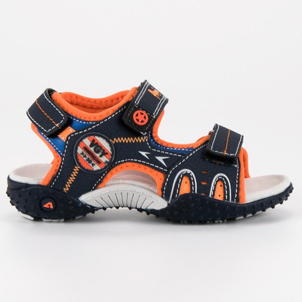 American Club Bequeme amerikanische Sandalen blau