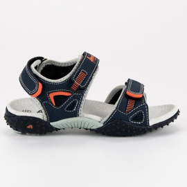 American Club Amerikanische Samt Sandalen blau