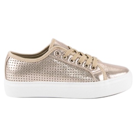 McKey Goldene geknotete Sneakers