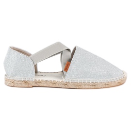 McKey Silberne Espadrilles grau