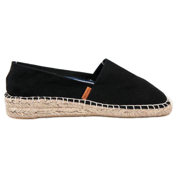 McKey Bequeme schwarze Espadrilles