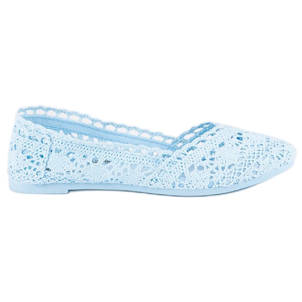 Seastar Ballerinas aus blauer Spitze