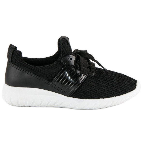 Textile Sportschuhe schwarz