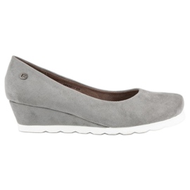 Filippo Wildlederpumps für Damen grau